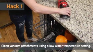 Hack #1: clean vacuum attachments. make sure to keep the temperature
of water low. #2: door knobs cabinets are one dirtiest places in
your...
