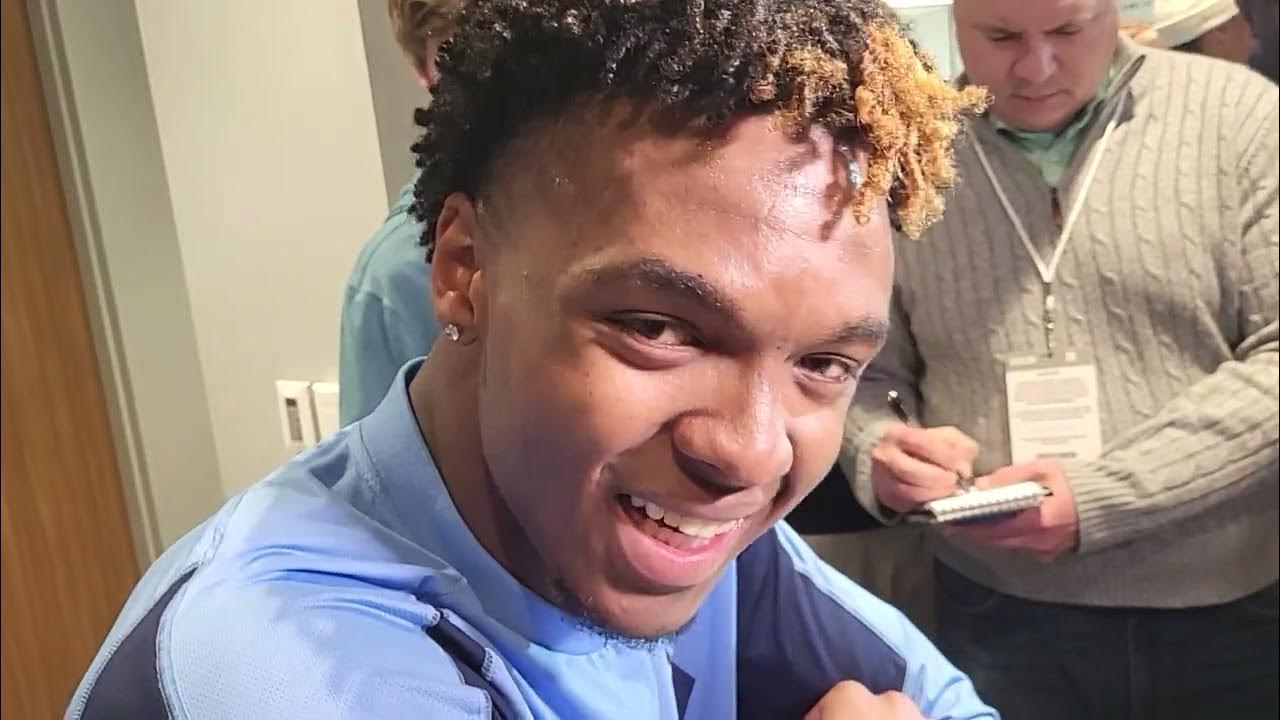 Video: Armando Bacot, R.J. Davis, Harrison Ingram Post-Virginia Tech Locker Room Interviews