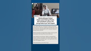Sindir JPU yang Sebutnya Tak Sopan, Nikita Mirzani Tampil Pakai Hijab saat Sidang Pledoi