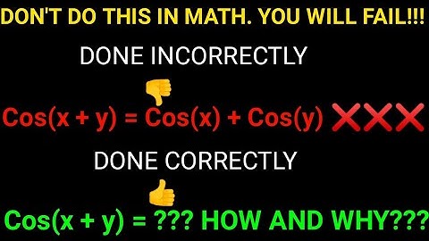 5 Most Common Mistakes Students make with Math( STOP THESE ERROR IN MATH) Which makes them FAIL.