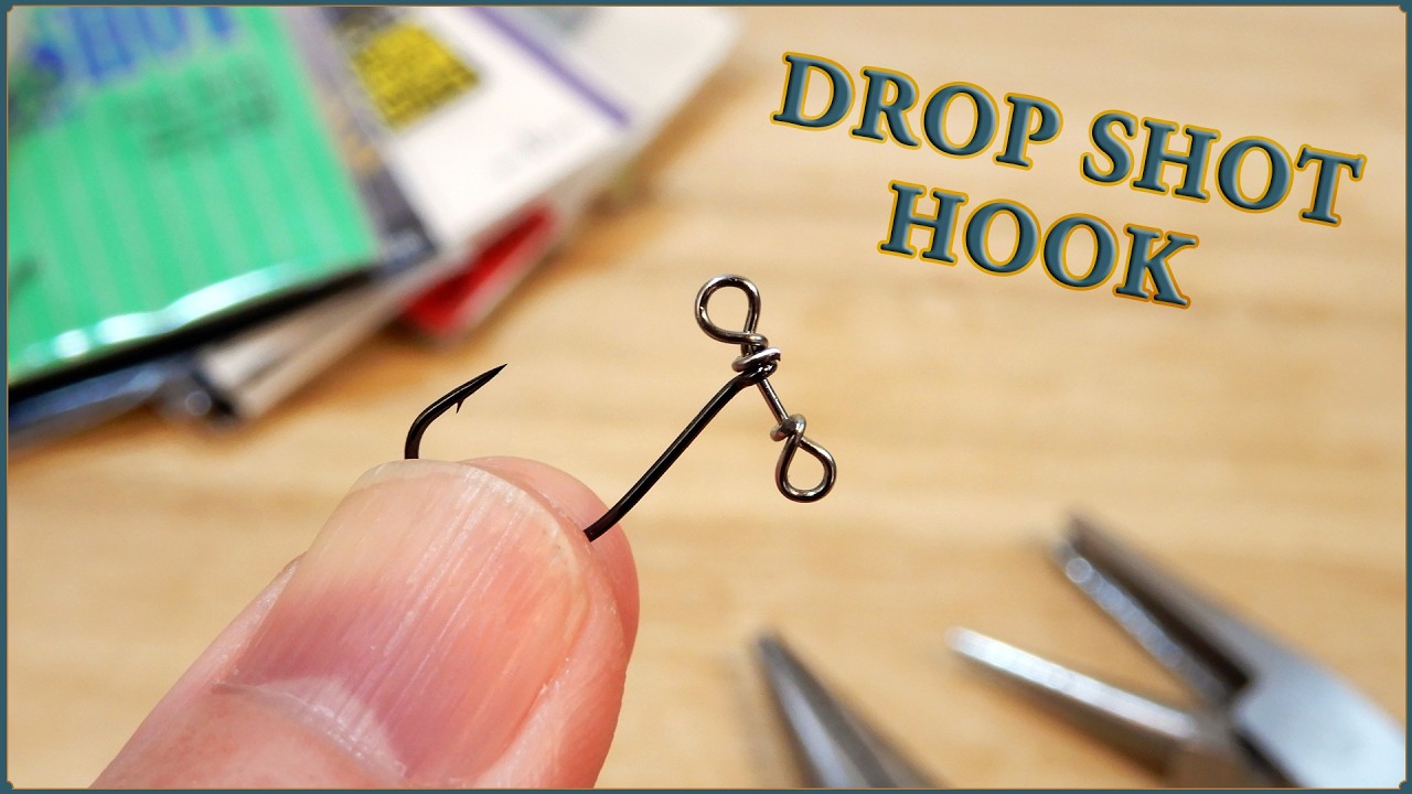 How to make a Spin drop shot hook.