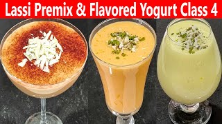 Lassi Premix & Flavored Yogurt Free Class 4 | Manisha Bharani Kitchen