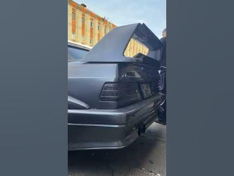 Mercedes 190E Modified Exhaust sound - YouTube