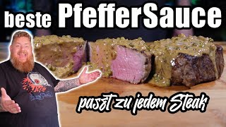 Mega Pfeffersauce passend für jedes Steak. Schnell und easy. BBQ & Grillen für jedermann