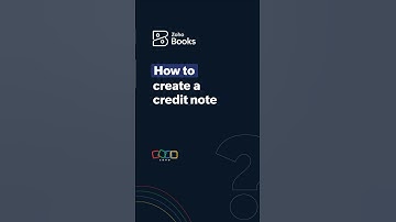 How to create Credit Notes in Zoho Books - India Edition