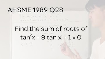 AHSME 1989 Q28 Solution - How Many Ways About It?