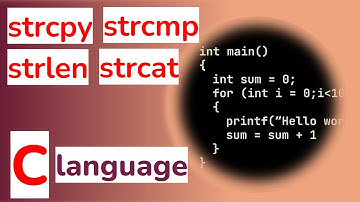 C programming: Strcpy, strcat, strlen, strcmp