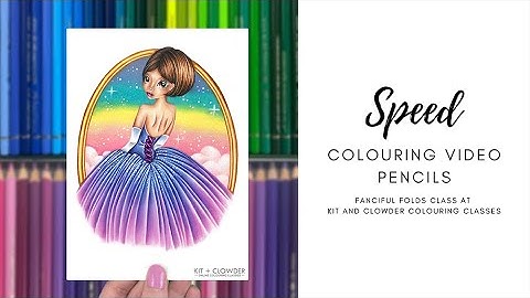 Speed Coloring: Pencils Fanciful Folds Class