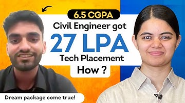 How this Core branch student with just 6.5 CGPA got 27 lakhs Tech Placement at JusPay?