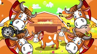 Old Macdonalds Farm - Nursery Rhymes For Kids - Learn Farm Animals