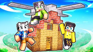 ÇALIŞAN HELİKOPTER EVİ YAPTIK!  Minecraft