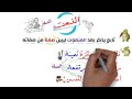 أول درس نحو للصف السادس الابتدائي النعت الترم الثاني شرح ممتع الصف السادس الترم الثانى