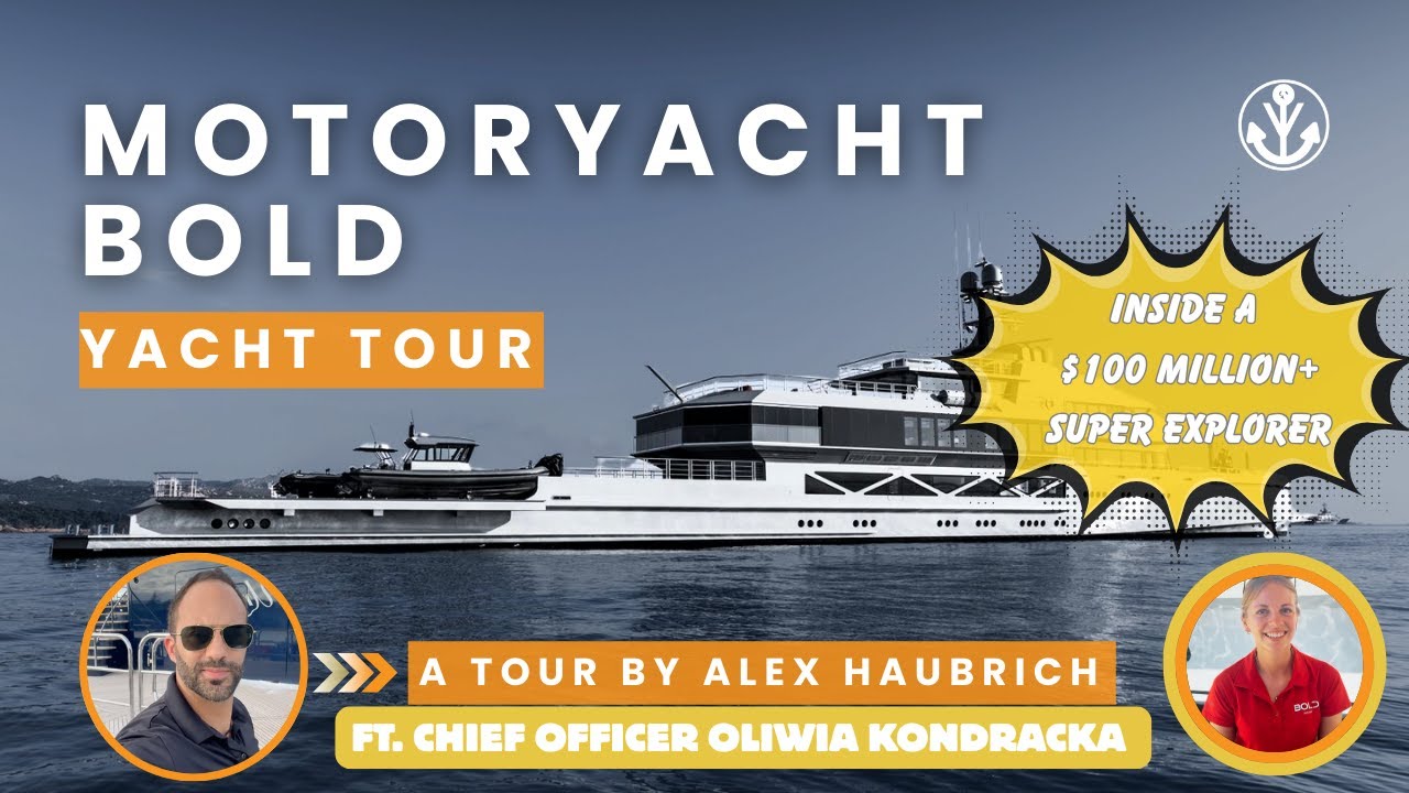 Inside Motor Yacht BOLD: A Walkthrough of the $100M+ Military-Style Explorer Super Yacht
