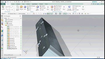 NX modeling tutorial -{base block) #rk cad cam