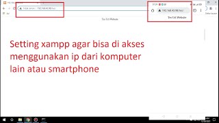Setting xampp agar website/phpmyadmin dapat di akses menggunakan ip dari komputer lain screenshot 4
