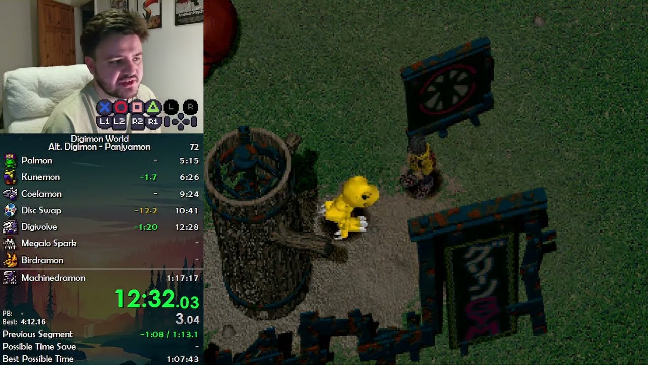 Digimon World Panjyamon "Alt Digimon" Speedrun in 