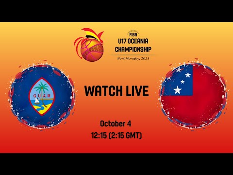 Guam v Samoa | Full Basketball Game | FIBA U17 Oceania Championship 2023