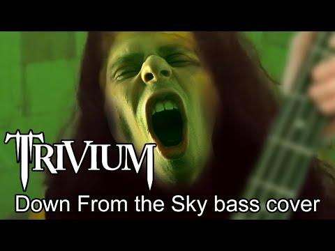 trivium---down-from-the-sky-bass-cover