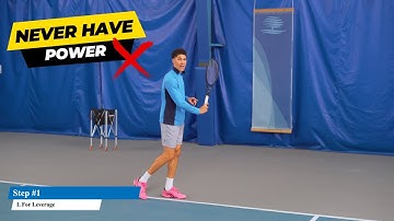 The SECRET To One Handed Backhand POWER And LEVERAGE In 2 Steps