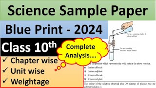 CBSE Class 10 Science Blueprint |Class 10 Science Blueprint 2023-24 Cbse| #ScienceClass10Preparation screenshot 2