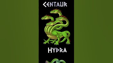 OmG 😱 Greek Mythology Creatures Hydra  || #short #monster #hydra