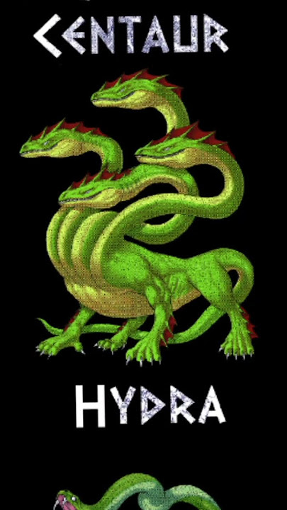 OmG 😱 Greek Mythology Creatures Hydra  || #short #monster #hydra