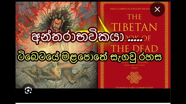 අන්තරාභවිකයා ටිබෙටයේ මලපොතේ සැගවුන රහස