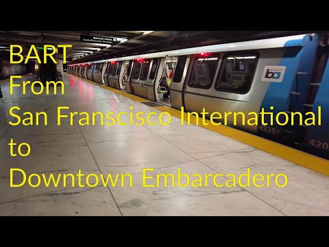 Video: Kuidas viia BART SFO-st San Francisco kesklinna