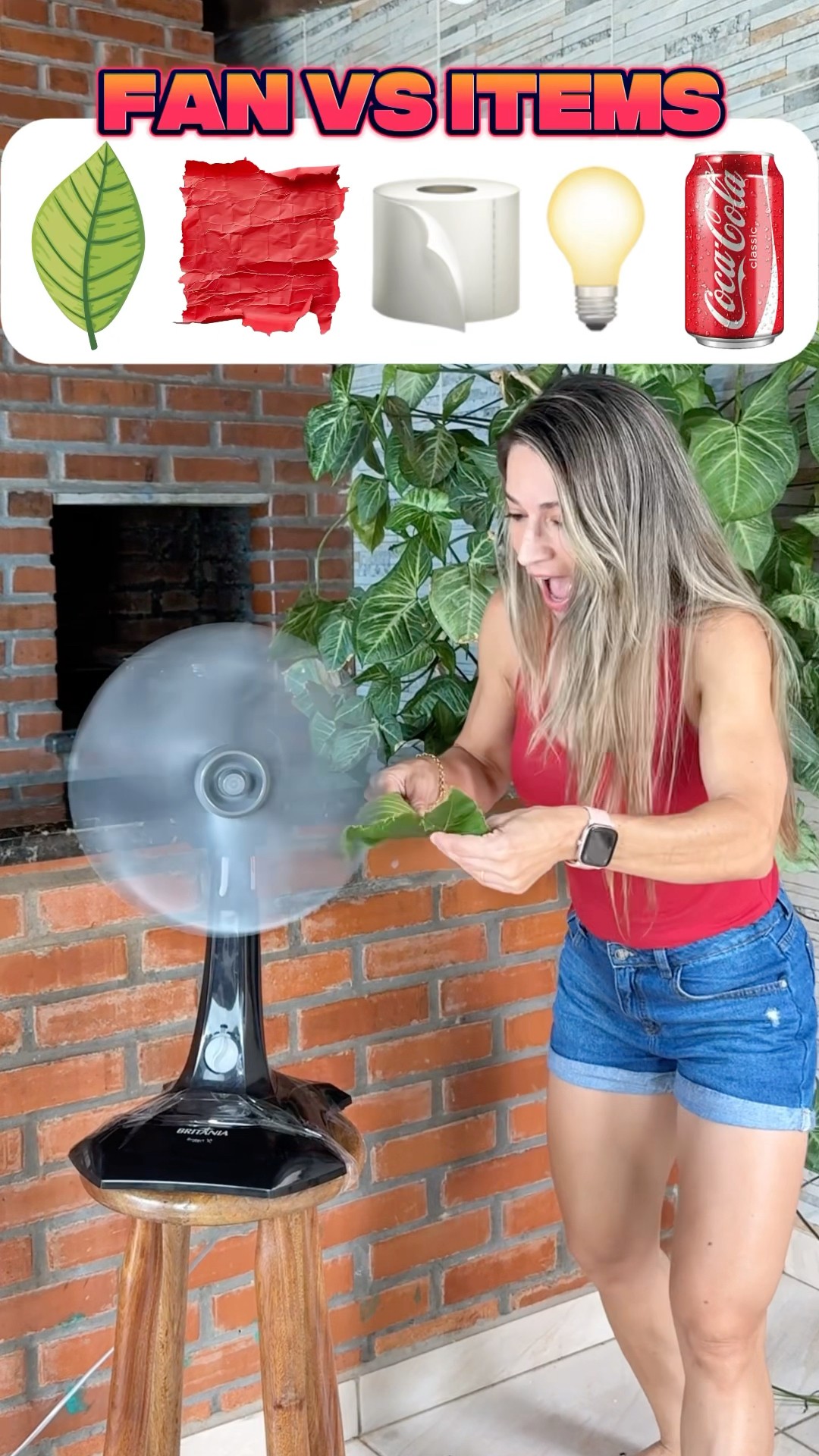 Qual item o ventilador vai partir?!? #shots #challenge