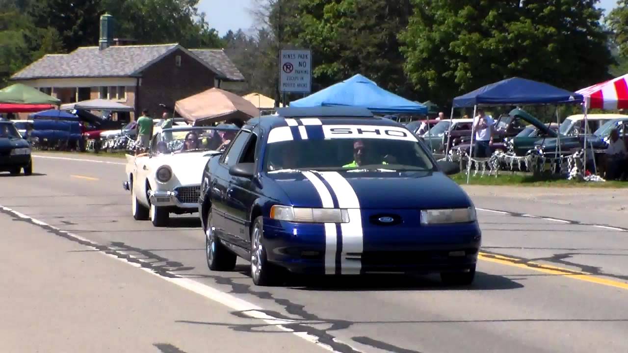 More classic cars cruising on Hines Drive by Inkster Rd. during the