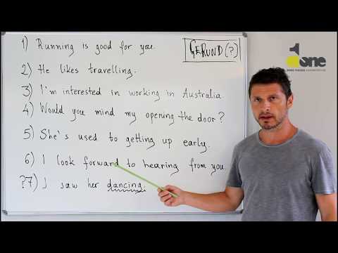 Το Γερούνδιο (ρήμα+ing) - Μαθήματα αγγλικών