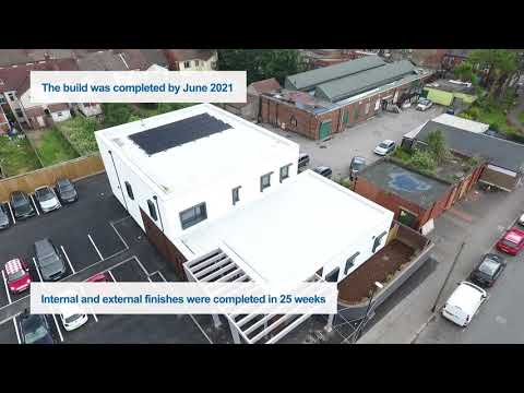 Foleshill Health Centre the award winning greenest health care building in UK - Timelapse