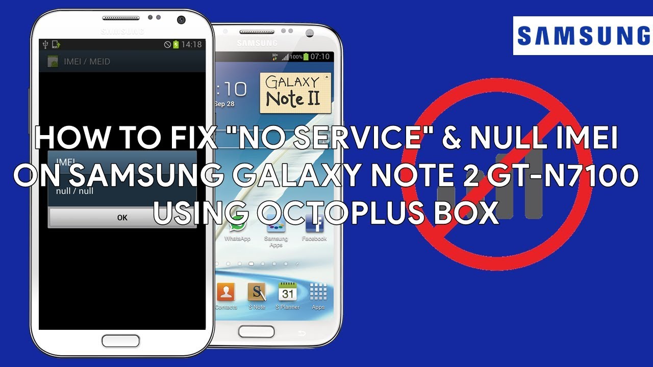 Service null. Samsung 7100 Network problem.
