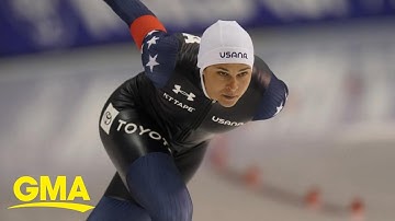 Olympian gets big boost from best friend