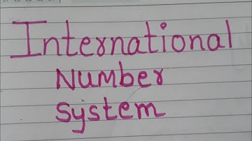 International System of Numeration for grade 5 and 6