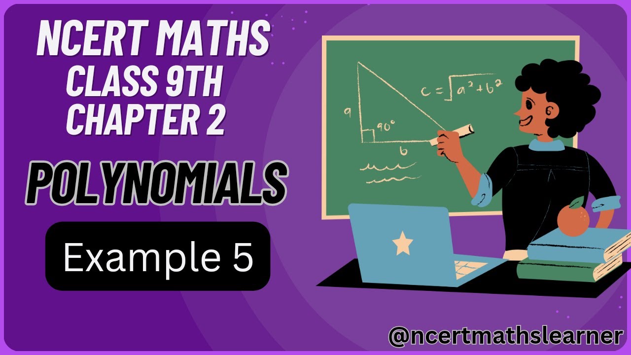 Ncert Class 9 maths | Chapter 2 | Example 5 | Polynomials # ...
