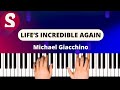 How to play "Life's Incredible Again " from Giacchino [Piano Tutorial]