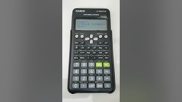 How to factory reset or clear Casio scientific calculator fx82 fx100 fx991ES Plus