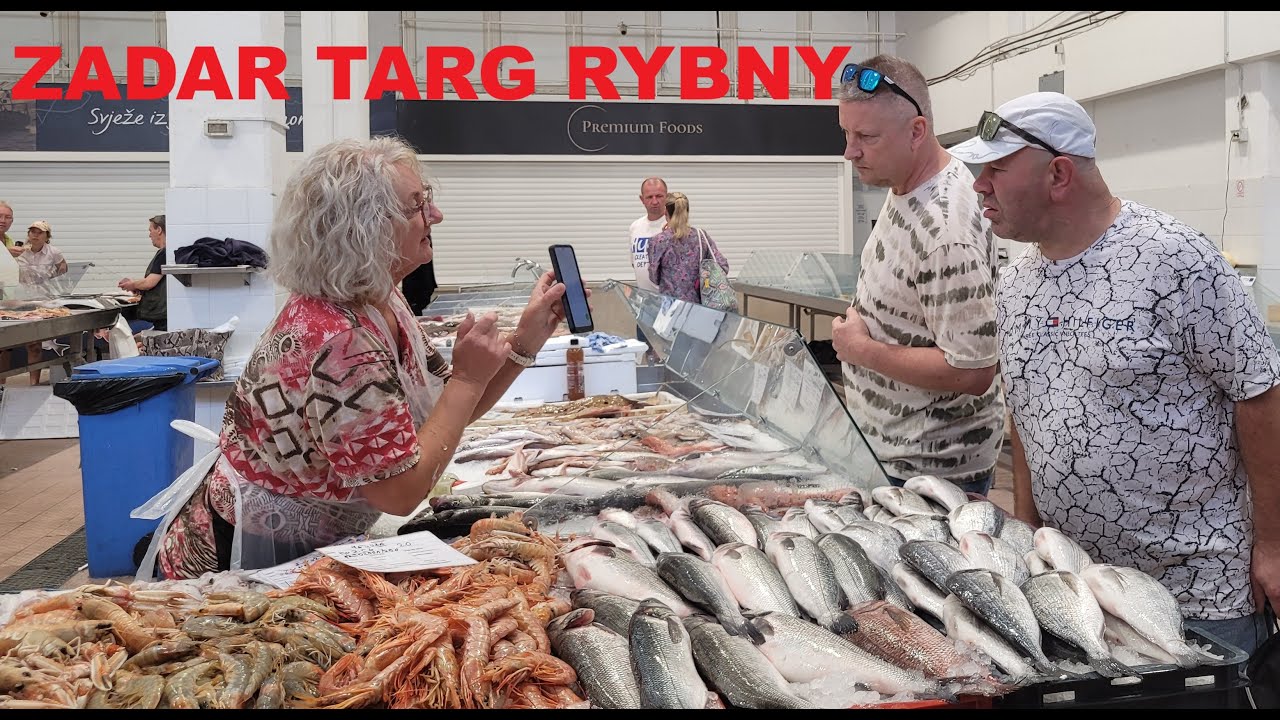 Chorwacja Zadar Targ Rybny Ribarnica