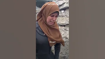 Gaza Woman Leaves Home For Flour Returns To Find Family Buried Under Rubble 