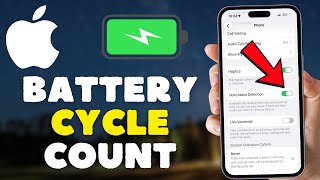 How To Check Battery Cycle Count On iPhone