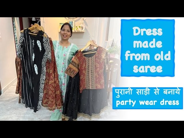 Reuse Old Sarees Creatively: Best DIY Dress Ideas: Discover How! - KALKI  Fashion Blog.