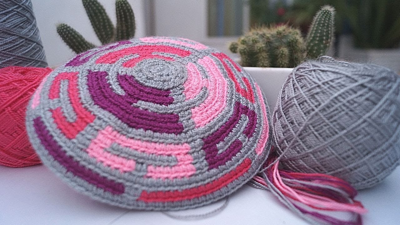 Insatisfecho Calma En la actualidad 🌺 TUTORIAL Mini Mochila Wayúu Flores a Crochet - Parte 1 Base - YouTube