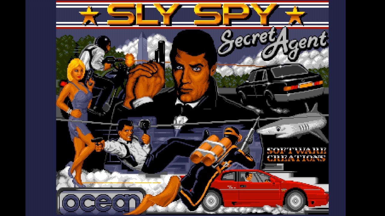 Sly Spy - Secret Agent (Amiga) - BGM 04: Stage 3, 6, 9 - Car Chase, Georgetown Warehouse, CWD HQ