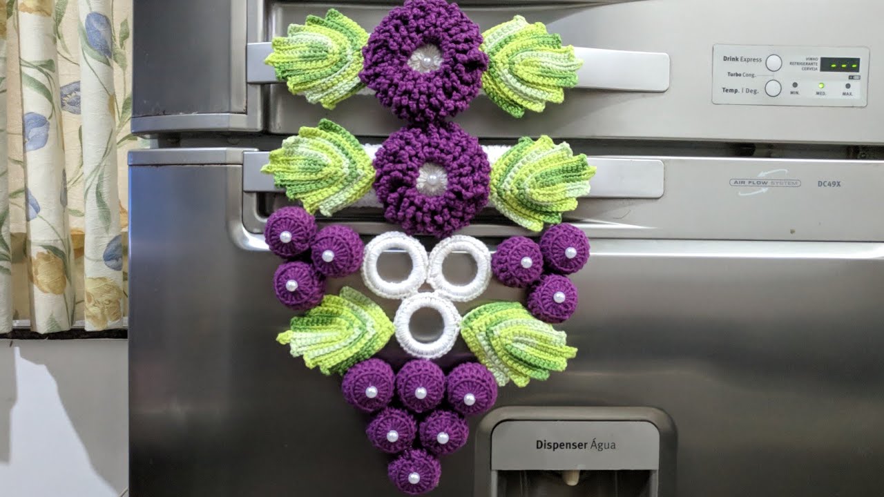 🌼Puxador de geladeira de tampinha pet