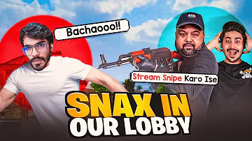 GOLDY BHAI vs @SnaxGaming IN SAME LOBBY 😂😯