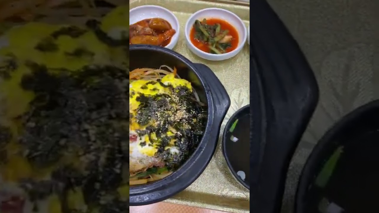 [오늘의점심]가평 벚꽃길휴게소 돌섵비빔밥 존맛!!