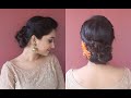 Side Puff Updo|Simple &Easy Juda/Bun Hairstyle For Wedding Guests|Step By Step|Asmita