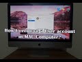 How to Remove / Delete a User Account from iMac or MacBook pro? 