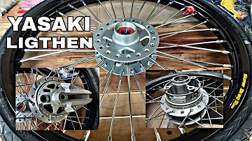 YASAKI ligthen hub #rimset #raider150carb #streetbike